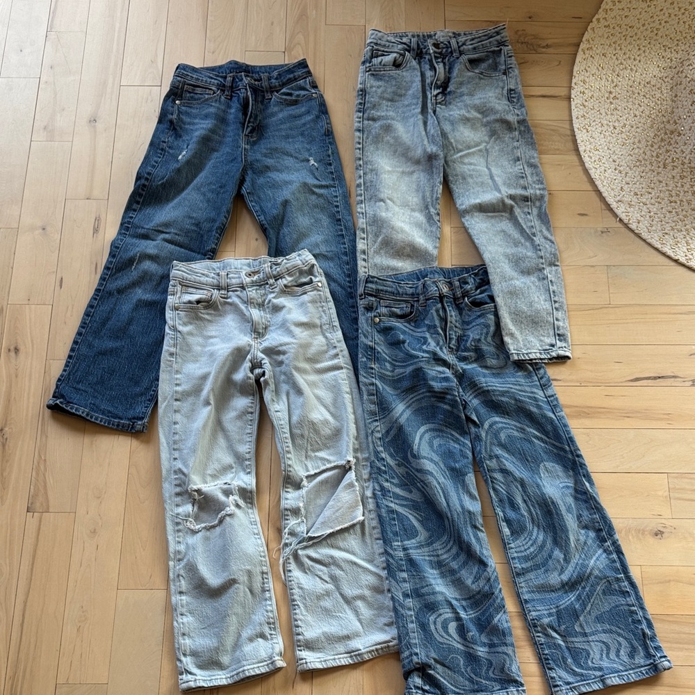Art Class Mixed Denim Jeans Lot - Blue and Light Washes